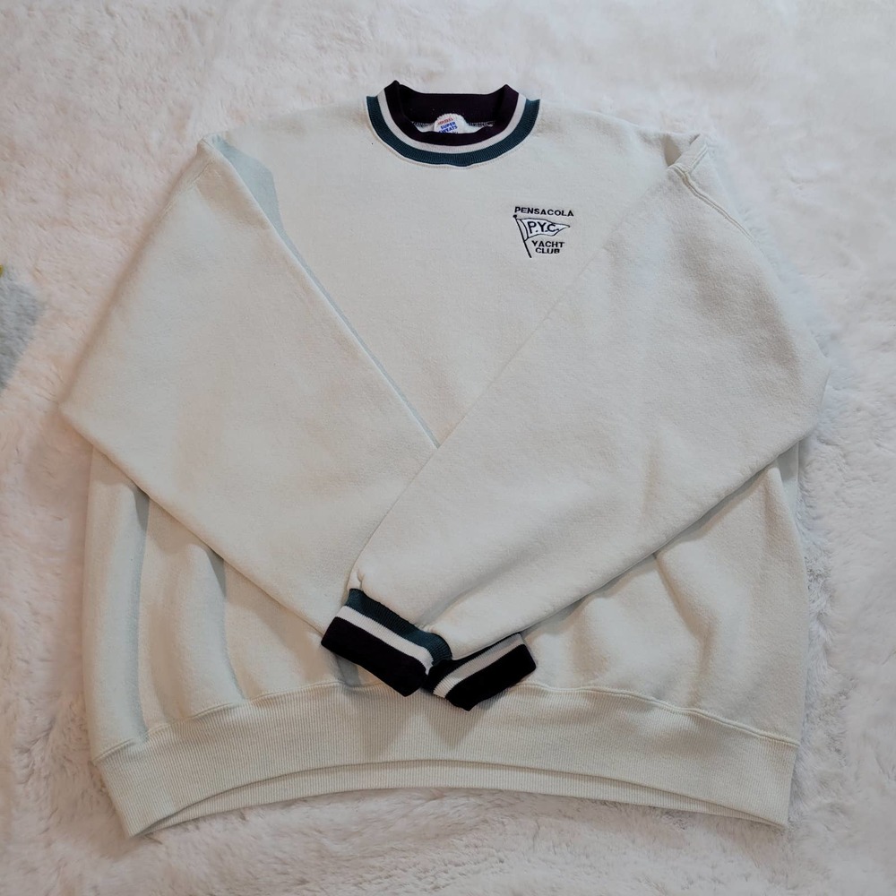 Vintage Jerzees Pensacola Yacht Club sweatshirt